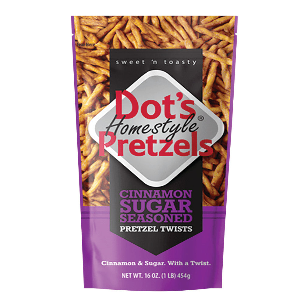 DOT&rsquo;S CINNAMON SUGAR PRETZELS 16 OZ POUCH