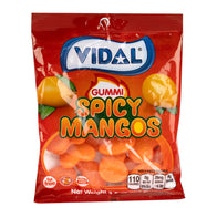 VIDAL GUMMI SPICY MANGOS 3.5 OZ PEG BAG