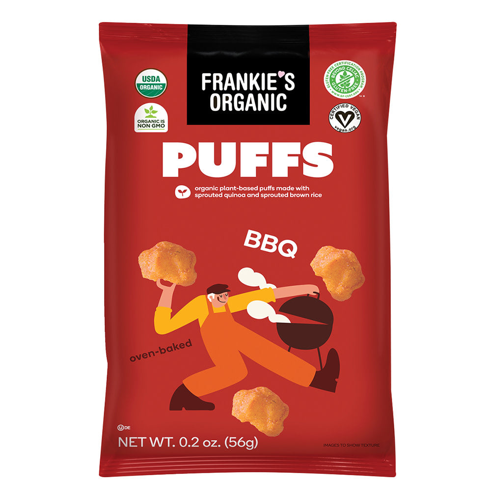 FRANKIE'S ORGANIC - PUFFS BARBECUE - 2OZ