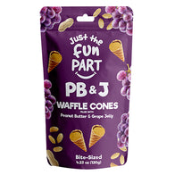JUST THE FUN PART PB &amp; J MINI CONES 4.23 OZ BAG