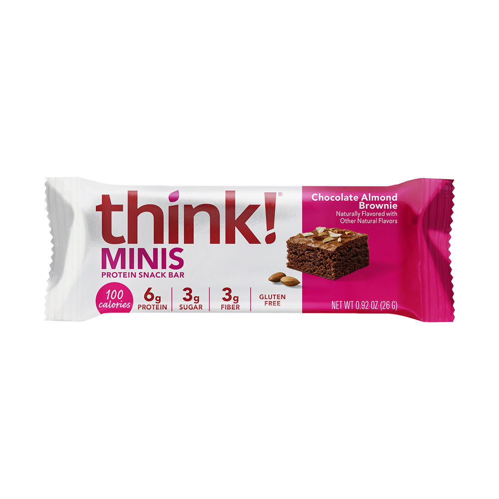 THINK! - MINIATURE - CHOCOLATE ALMOND BROWNIE - 0.92OZ - 15CT - 12/CS