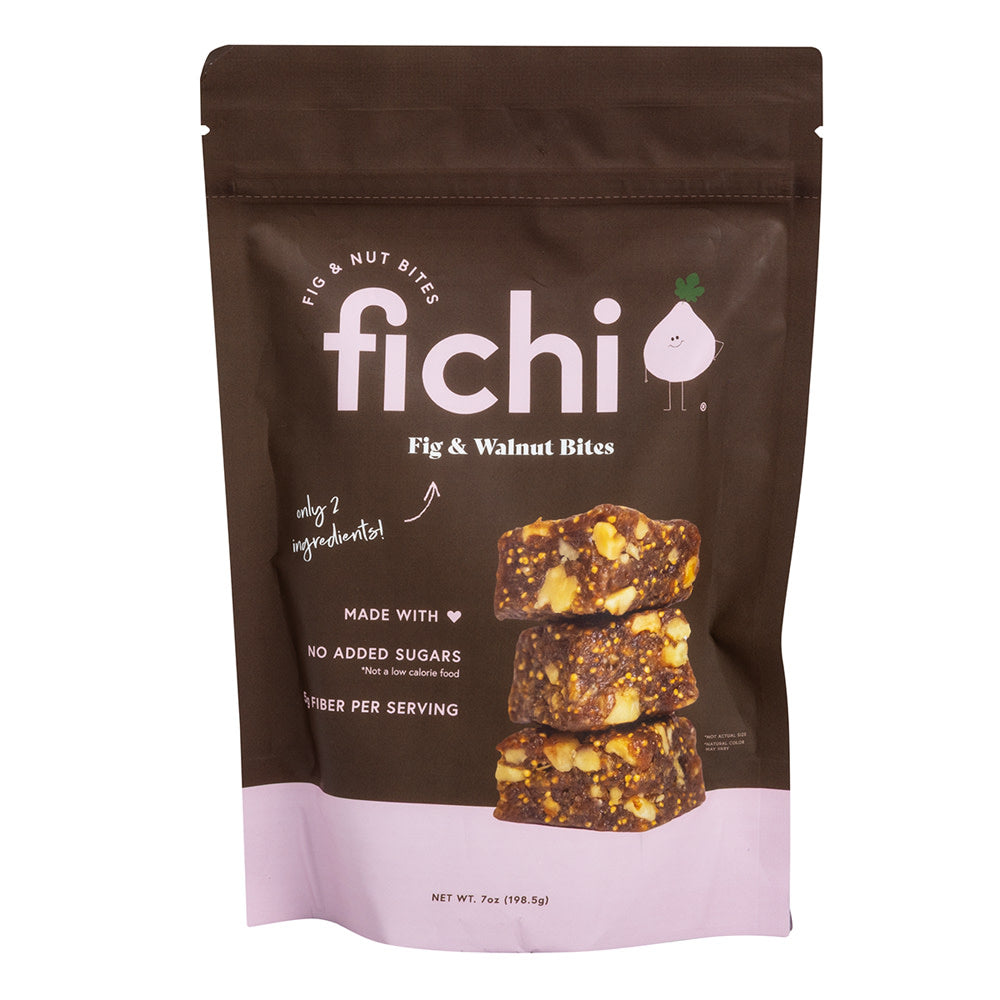 FICHI FIG AND WALNUT BITES 7 OZ POUCH