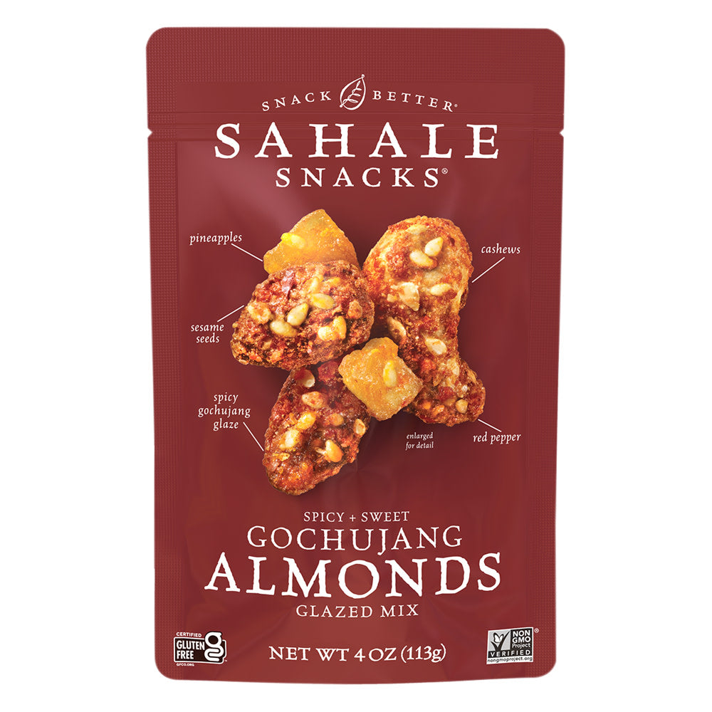 SAHALE - GOCHUJANG ALMONDS GLAZED - 4OZ