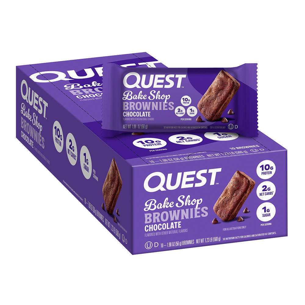 QUEST BAKE SHOP CHOCOLATE BROWNIE 1.98 OZ