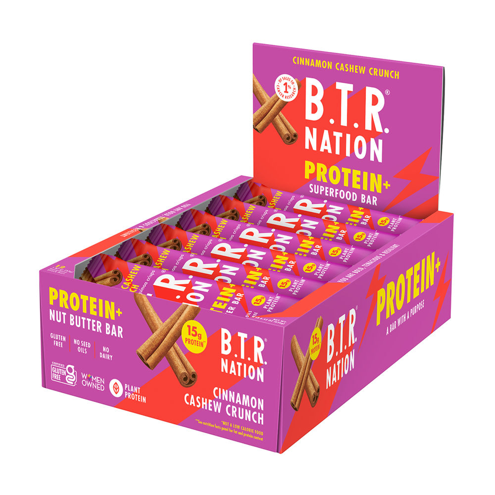 B.T.R NATION - PROT+CINNAMN CASHEW BAR - 1.87OZ