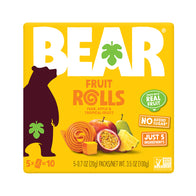 BEAR REAL FRUIT PEAR-APPLE TROPICAL MIX YOYOS 3.5 OZ BOX