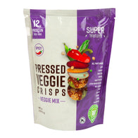 SUPER NATURAL PRESSED VEGGIE CRISPS VEGETABLE MIX BAG