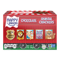 HAPPY SNACKS CHOCOLATE ANIMAL CRACKERS 2 OZ BOX
