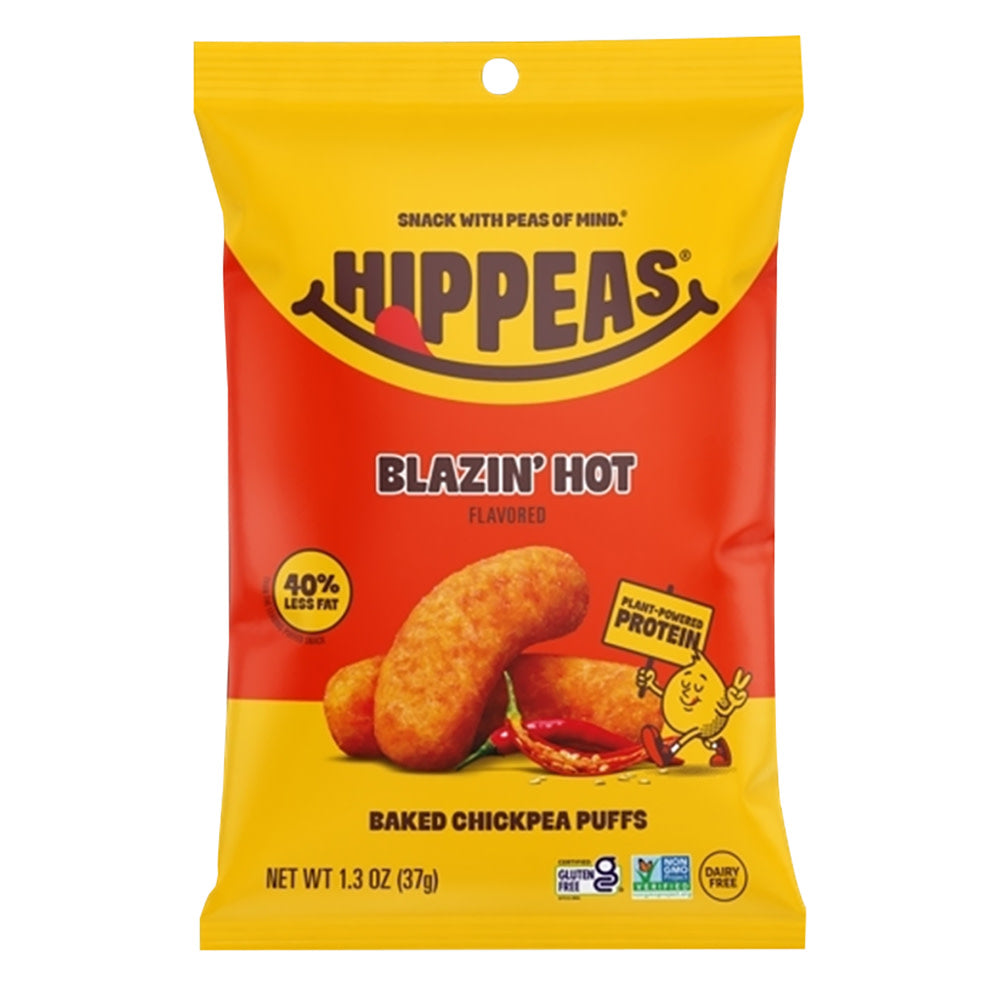 HIPPEAS CHICKPEA PUFFS BLAZIN' HOT 1.3 OZ BAG