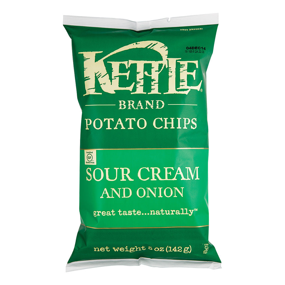 KETTLE SOUR CREAM AND ONION POTATO CHIPS 5 OZ BAG