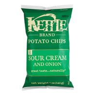KETTLE SOUR CREAM AND ONION POTATO CHIPS 5 OZ BAG