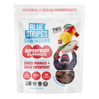 BLUE STRIPES DRIED CACAO FRUIT MANGO 3.2 OZ BAG