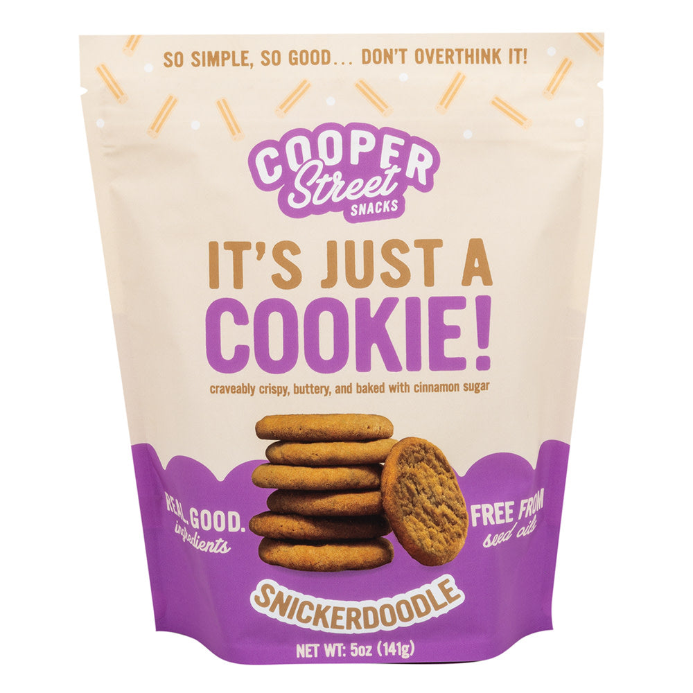 COOPER STREET JUST A COOK SNICKERDOODLE 5 OZ BAG