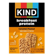 KIND BREAKFAST PROTEIN BAR CARAMEL PEANUT PACK 5 10.58 OZ BOX