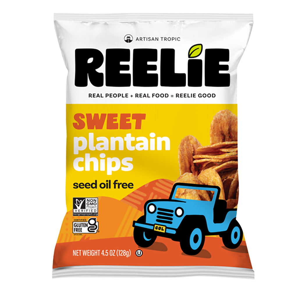 ARTISAN TROPIC SWEET PLANTAIN STRIPS  4.5 OZ BAG