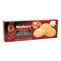 WALKERS SHORTBREAD GINGER COOKIES 6.2 OZ BOX