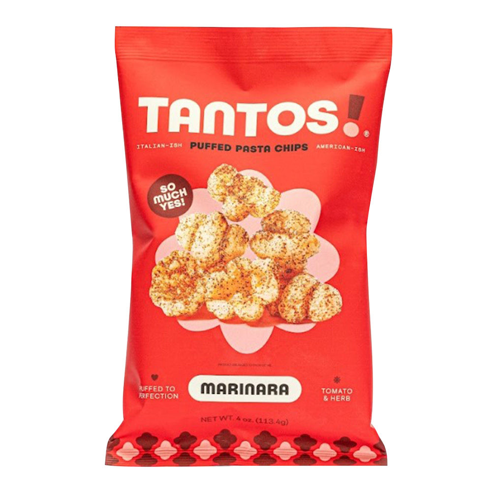 TANTOS - PUFF PASTA CHIPS - MARINARA - 4OZ