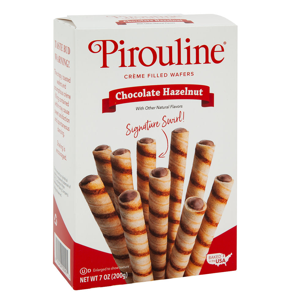DEBEUK PIROULINE CHOCOLATE HAZELNUT 7 OZ BOX