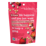 B'CUZ GRANOLA BITES STRAWBERRY-MALLOW 3 OZ POUCH