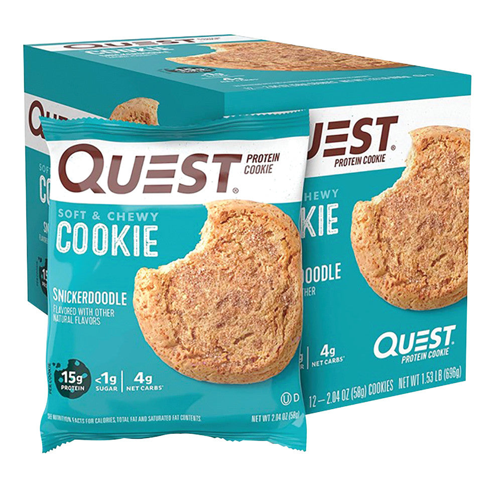 QUEST PROTEIN SNICKERDOODLE COOKIES 2.04 OZ