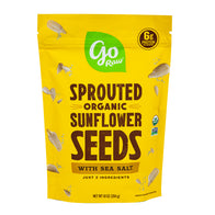 GO RAW SPROUTED SUNFLOWER SEEDS WITH SEA SALT 10 OZ BAG