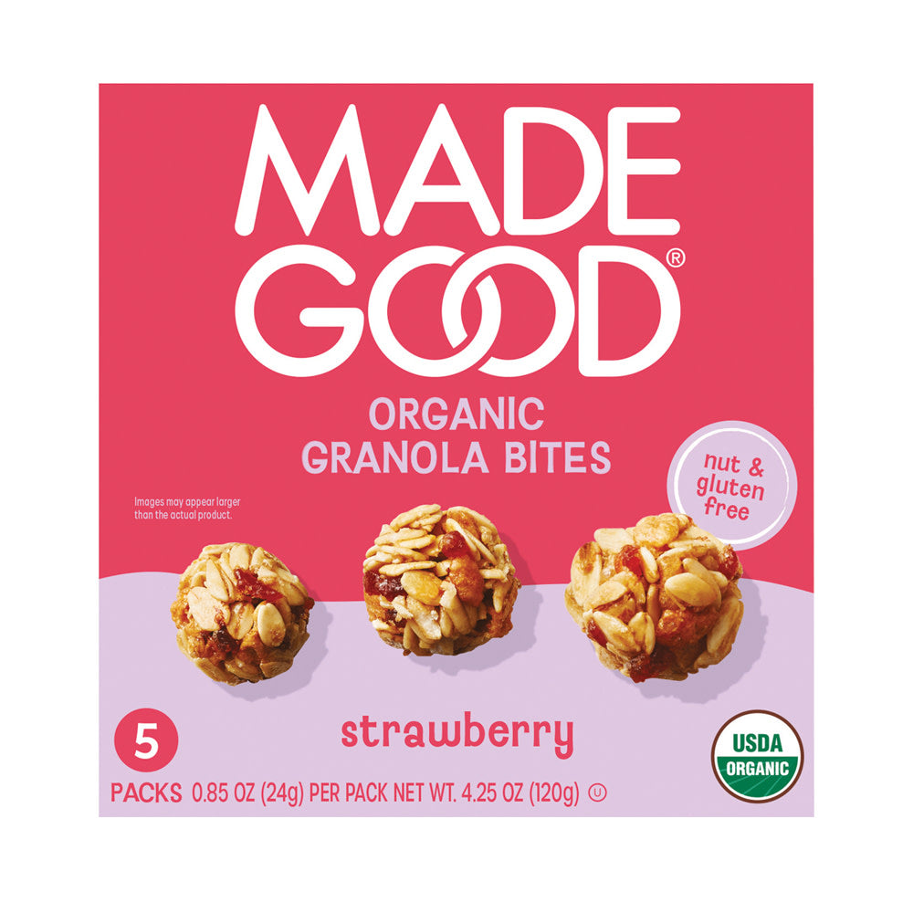 MADEGOOD - STRAWBERRY GRANO BITES(5CT) - 4.25OZ
