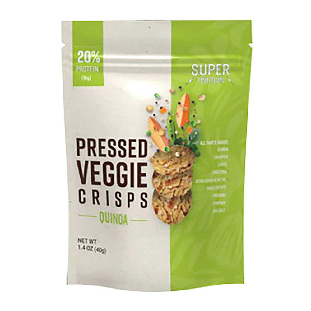 SUPER NATURAL PRESSED VEGGIE CRISPS QUINOA BAG
