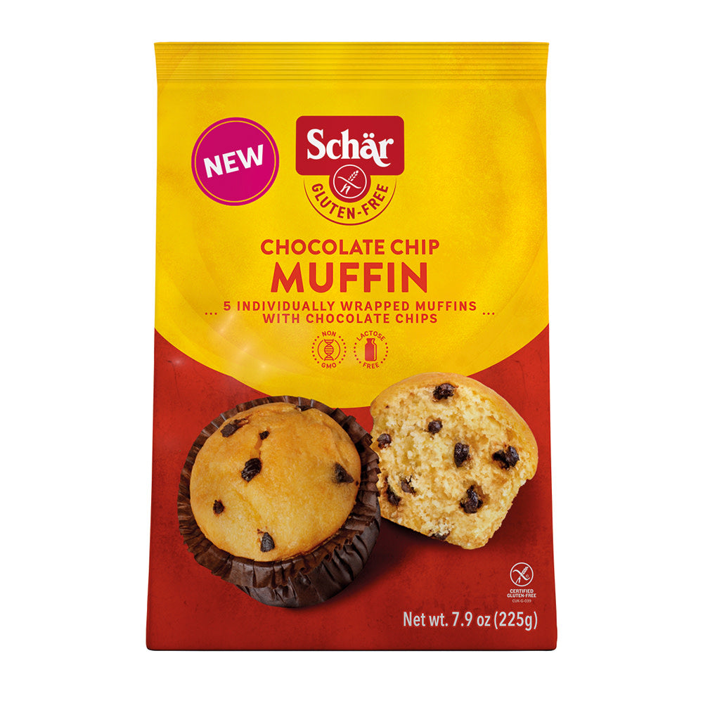 SCHAR CHOCOLATE CHIP MUFFIN 5 COUNT 7.9 OZ BAG
