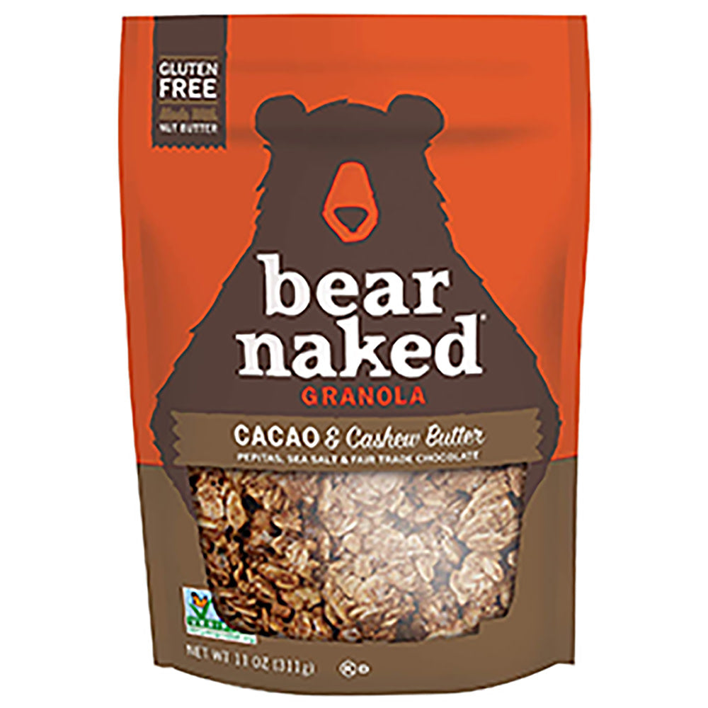 BEAR NAKED CACAO &amp; CASHEW BUTTER GRANOLA 11 OZ POUCH