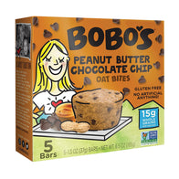 BOBO'S PEANUT BUTTER CHOCOLATE CHIP OAT BITES 6.5 OZ BOX