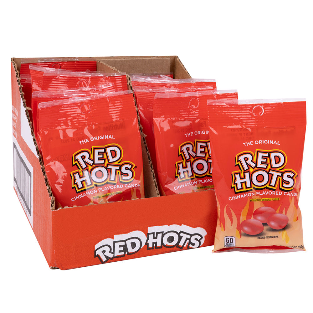 RED HOTS POCKET PACK 2 OZ PEG BAG