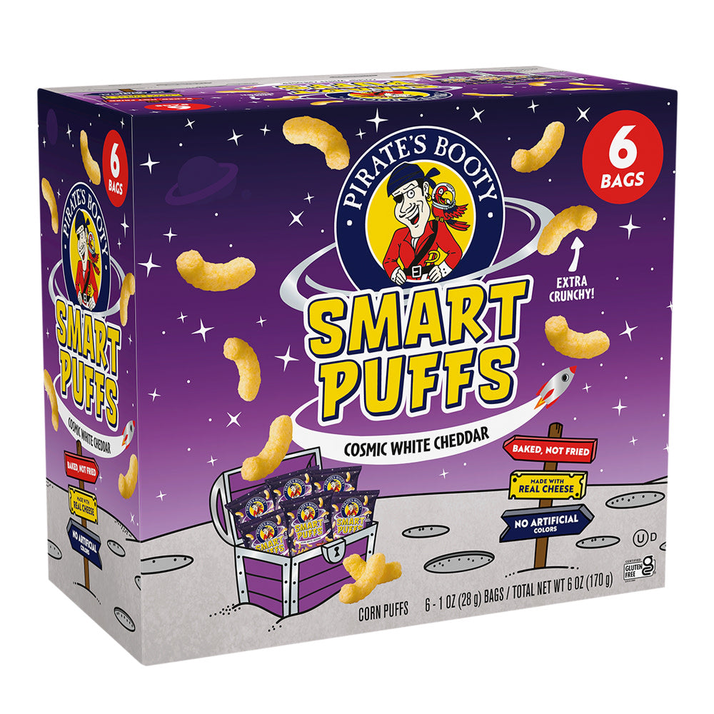 PIRATES BOOTY - MULTIPACK SMART PUFFS(6CT) - 6OZ