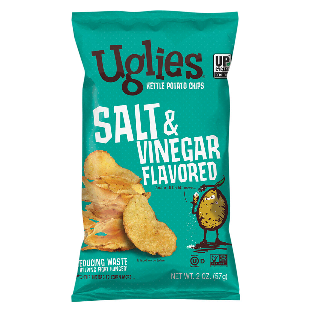 UGLIES SALT &amp; VINEGAR KETTLE POTATO CHIPS 2 OZ BAG