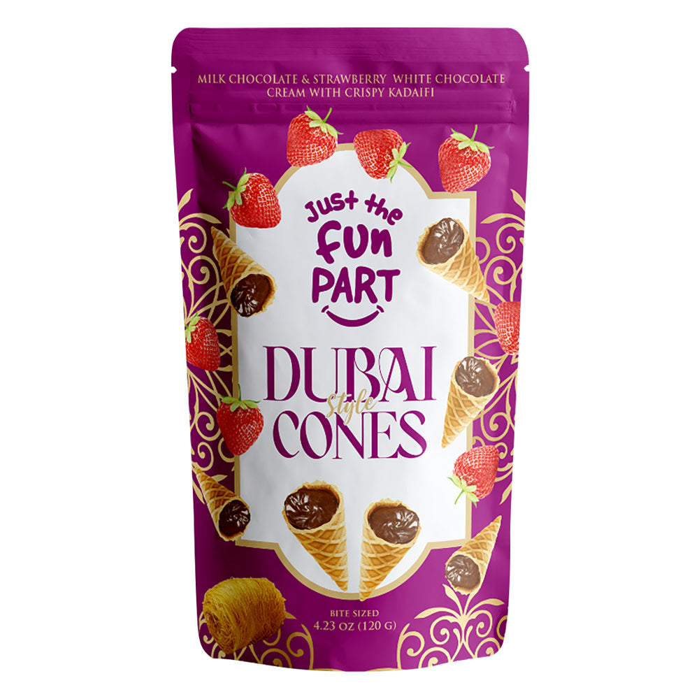 JUST THE FUN PART - DUBAI MILK STBR WHITE CHOCOLATE - 4.23OZ