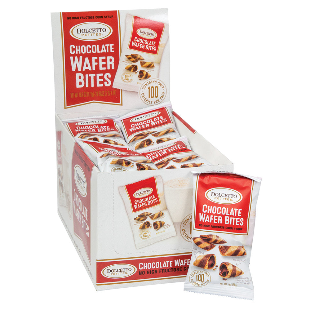 DOLCETTO CHOCOLATE WAFER BITES 0.7 OZ