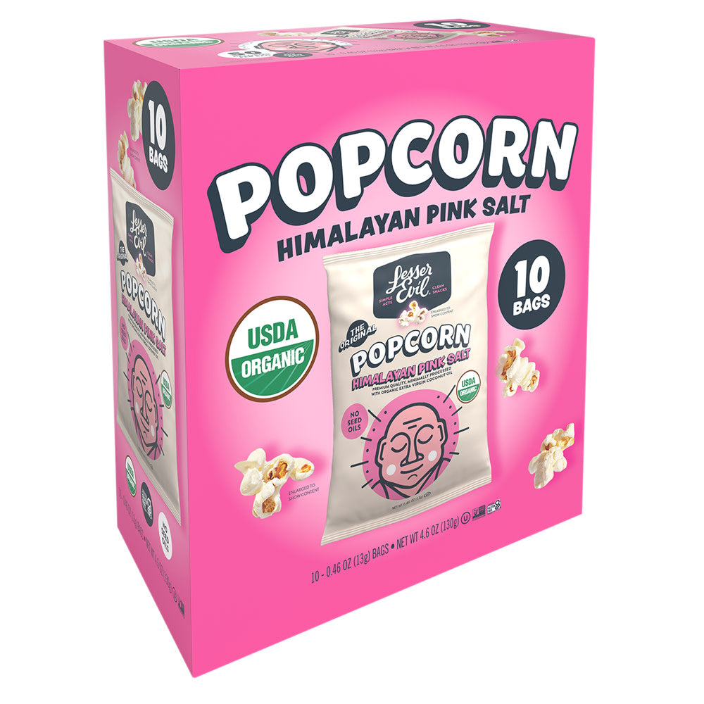 LESSER EVIL - HIMALAYAN PINK SNACK PK (10CT) - 4.6OZ
