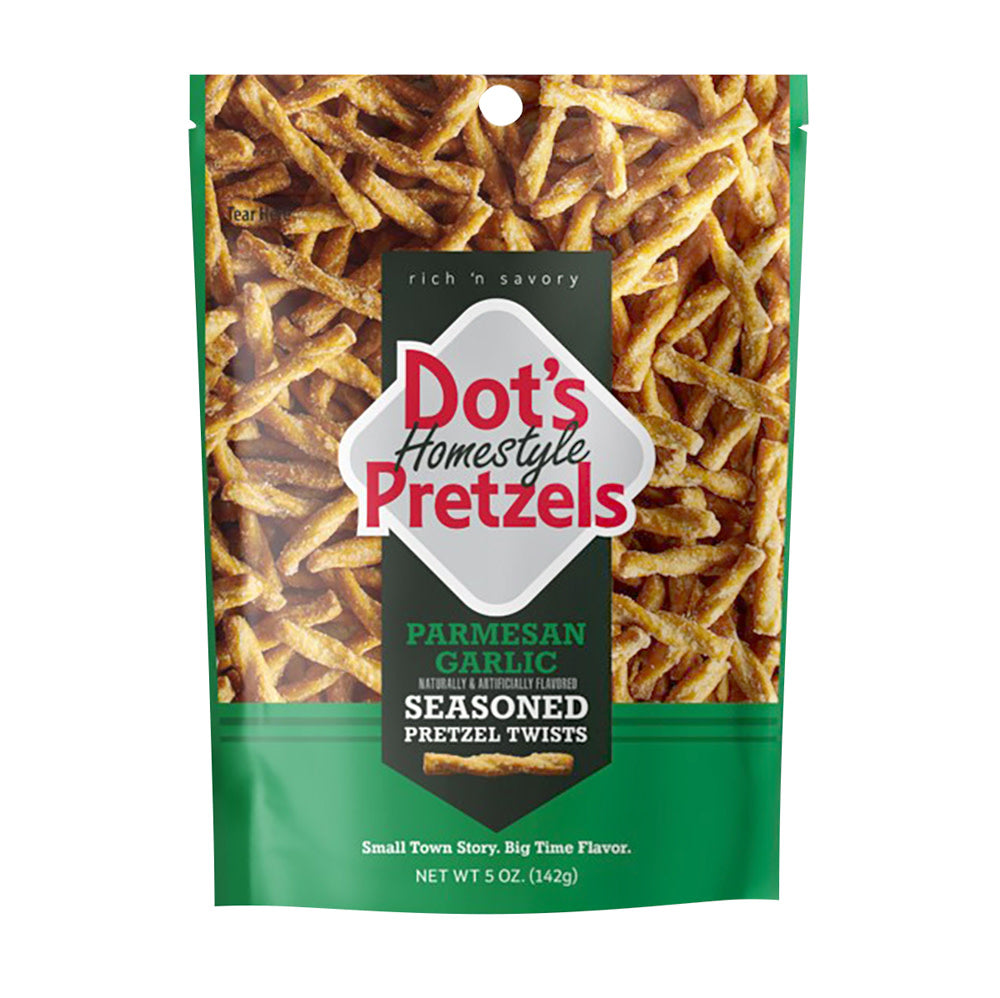 DOT&rsquo;S PRETZELS GARLIC PARMESAN 5 OZ BAG