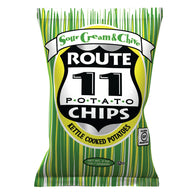 ROUTE 11 SOUR CREAM AND CHIVE POTATO CHIPS 2 OZ BAG