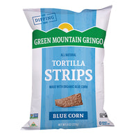 GREEN MOUNTAIN GRINGO ORGANIC BLUE TORTILLA STRIPS 8 OZ BAG