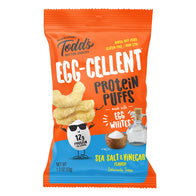 TODD&rsquo;S EGG-CELLENT PROTEIN PUFFS SEA SALT &amp; VINEGAR 1.2 OZ BAG
