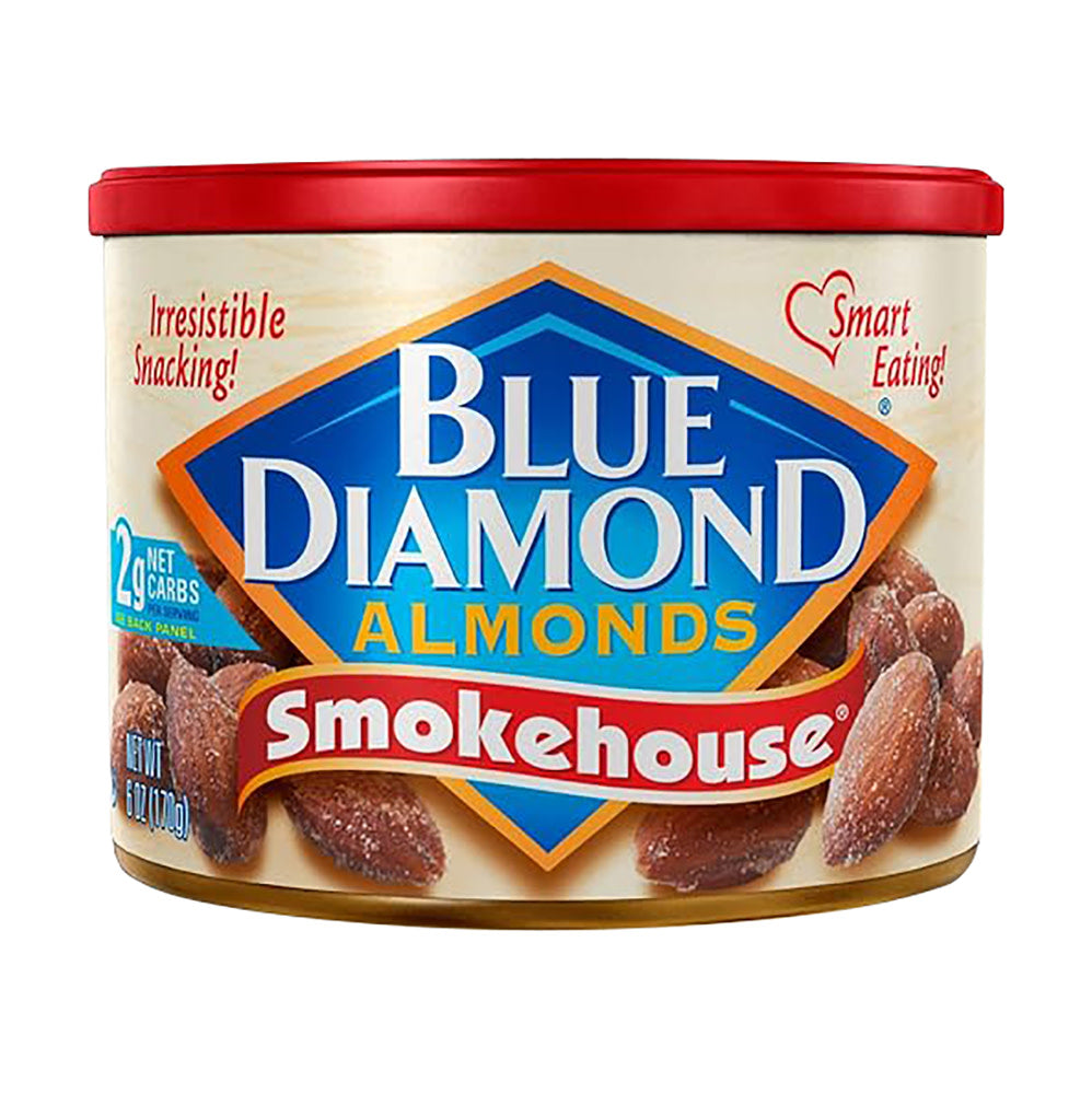 BLUE DIAMOND SMOKEHOUSE ALMONDS 6 OZ CAN