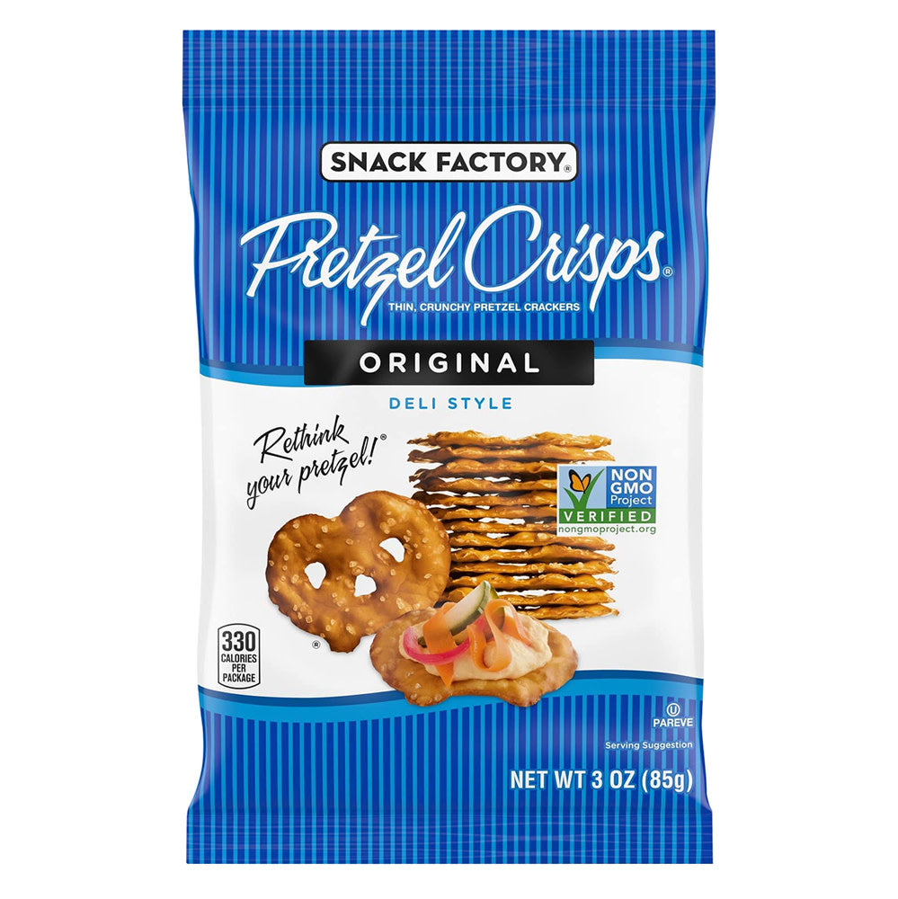 ORIGINAL PRETZEL CRISPS 3 OZ BAG