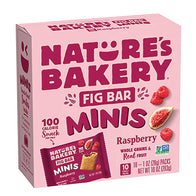NATURE'S BAKERY RASPBERRY FIG BAR MINIS 10 OZ BOX