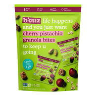 B'CUZ CHERRY PISTACHIO GRANOLA BITES MULTIPACK 5 OZ POUCH