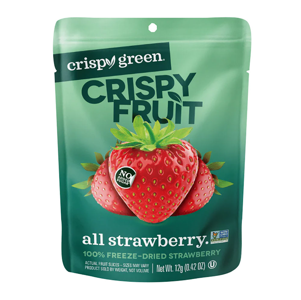 CRISPY GREEN CRISPY FRUIT ALL STRAWBERRY FREEZE-DRIED 0.42 OZ POUCH