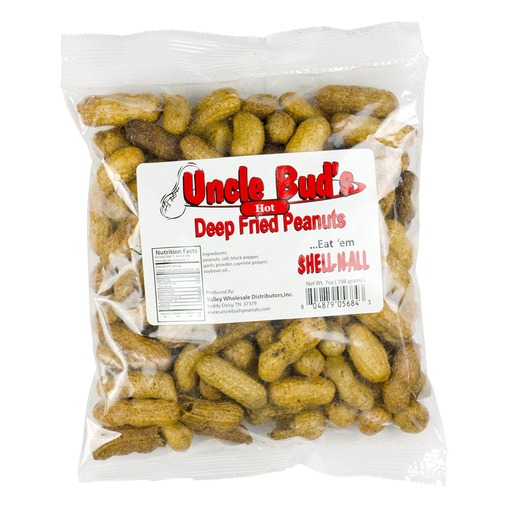 UNCLE BUD'S DEEP FRIED HOT PEANUTS 7 OZ BAG *FL DC ONLY*