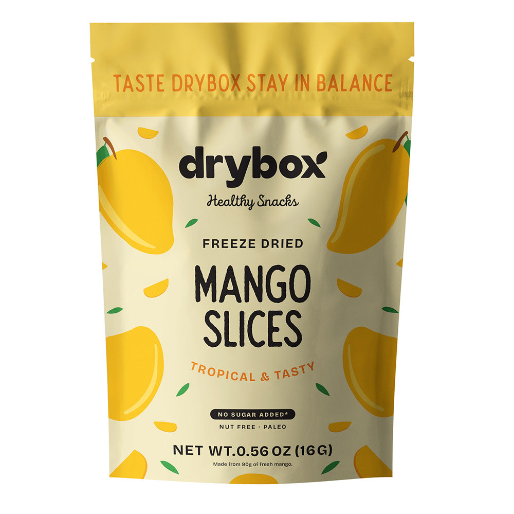 DRYBOX FREEZE DRIED MANGO CHIPS 0.5 OZ BAG
