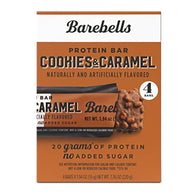 BAREBELLS - COOKIES&CARAMEL BARS(4CT) - 7.76OZ