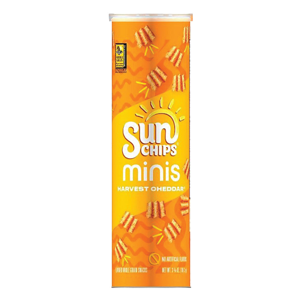 SUNCHIPS MINIS HARVEST CHEDDAR 3.75 OZ CANISTER