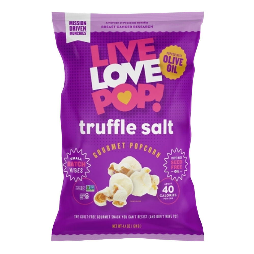 LIVE LOVE POP TRUFFLE SALT POPCORN 4.4 OZ